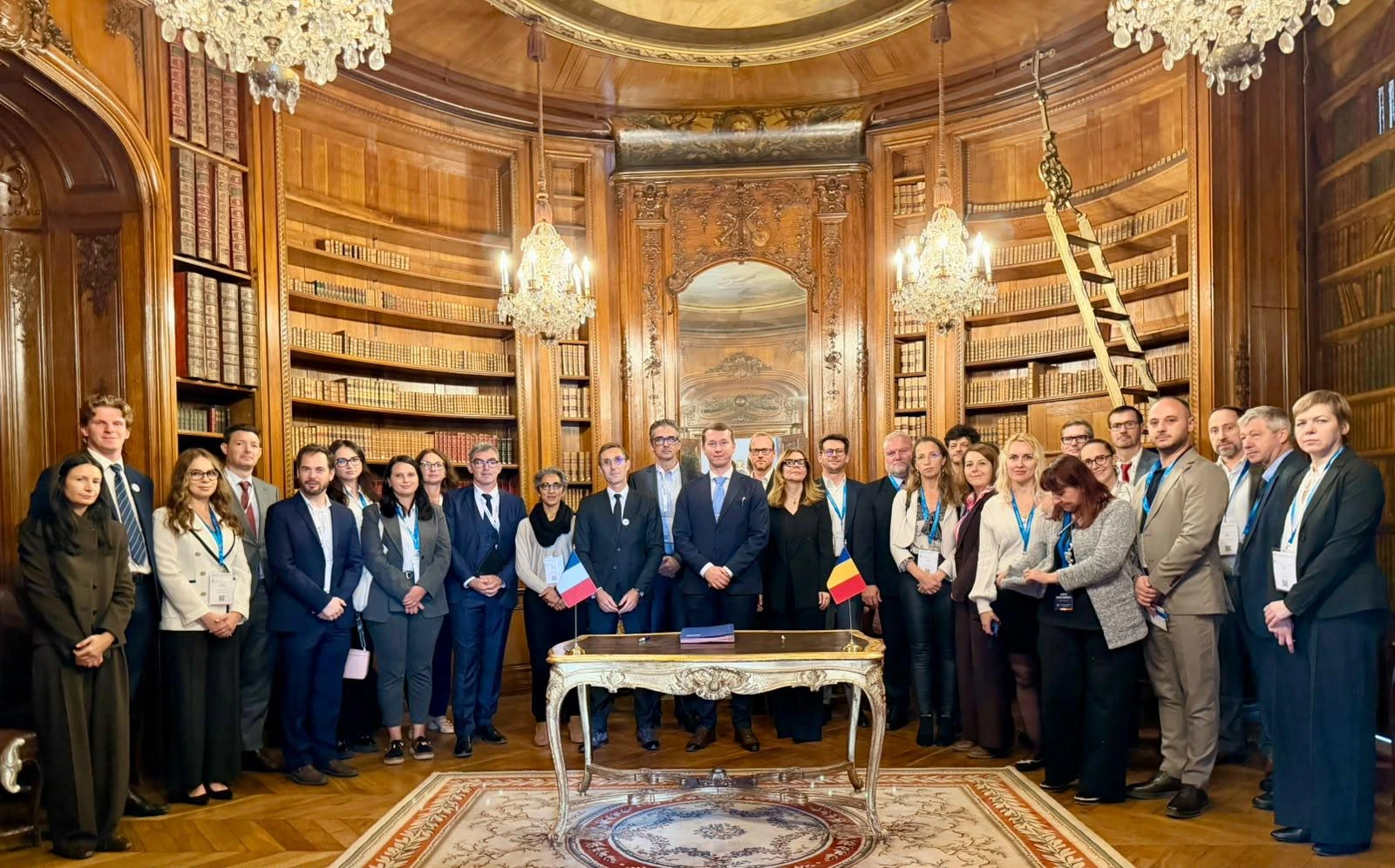 Delegația ROMATOM la Ambasada Rom&acirc;niei la Paris